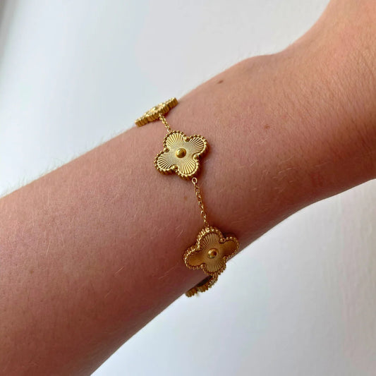 Golden Clover Bracelet