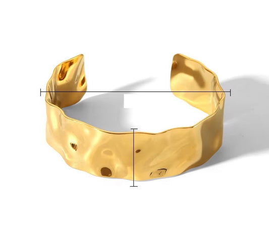 Golden Whisper Cuff